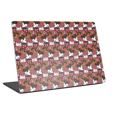 Disney Minnie Mouse Dancing Pattern Universal Laptop 15in (12.2 x 8.8in) Skin